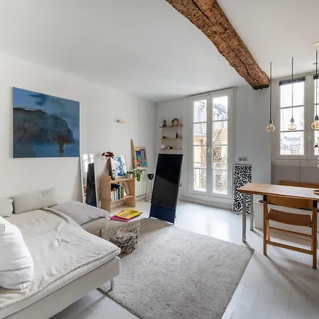 Stylish 1bd Duplex - Stunning Views Near Louvre * Parijs