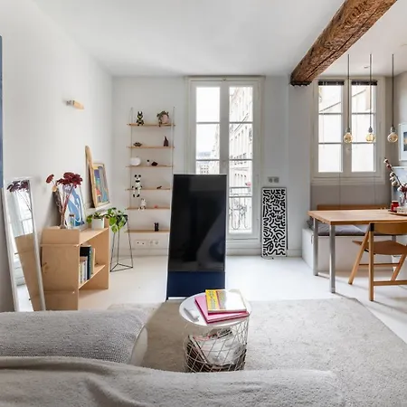 Stylish 1bd Duplex - Stunning Views Near Louvre דירה